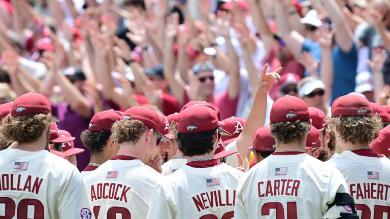 The Morning Rush is LIVE. Razorbacks host the Fayetteville Regional with TCU, Arizona and Santa Clara