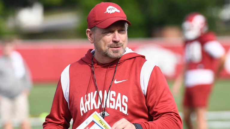 Razorbacks special teams coach Scott Fountain on progress of group