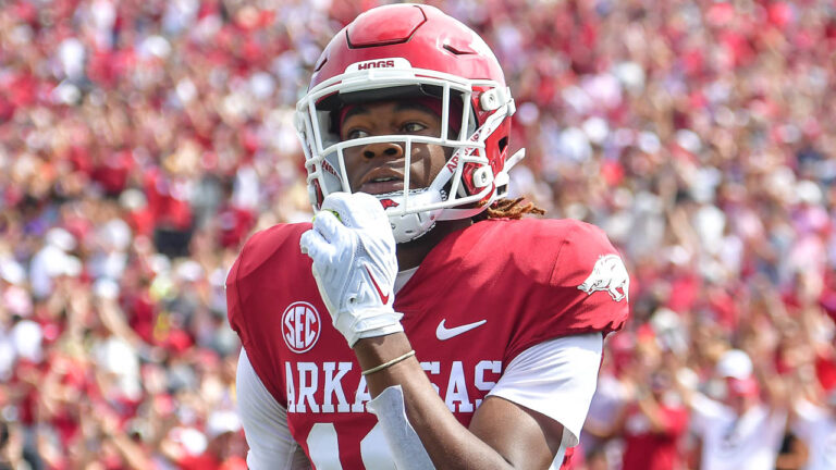 Razorbacks’ Jaedon Wilson, Jayden Johnson after opening win