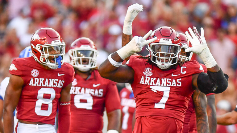 Hogs defensive end Trajan Jeffcoat on going to LSU for first time