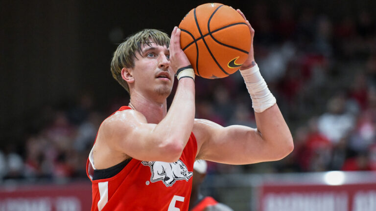 Joseph Pinion on improving his shooting for Razorbacks’ season