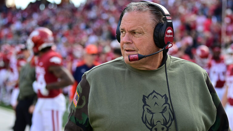 Hogs’ Sam Pittman on lackluster performance against Auburn