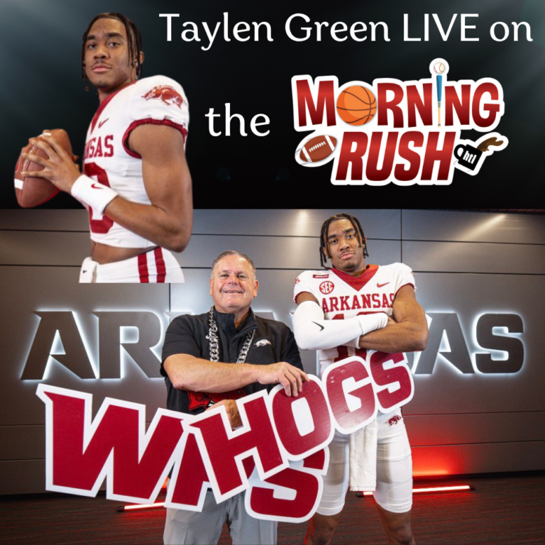 The Morning Rush is LIVE. Taylen Green joins us at 7:20 am