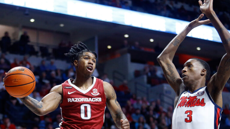 Short-handed Razorbacks get blown out at Ole Miss