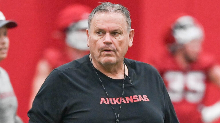 SECMD24: Razorbacks coach Sam Pittman before starting media circuit
