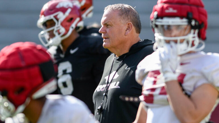 Razorbacks set spring practice dates, busy weekend for finale