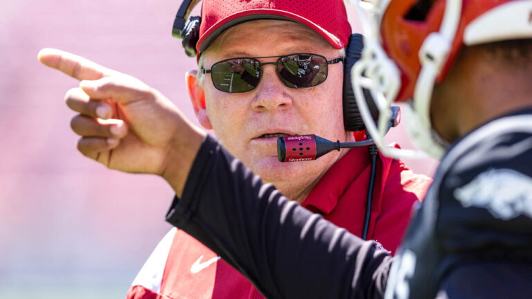 Razorbacks seem tougher in trenches