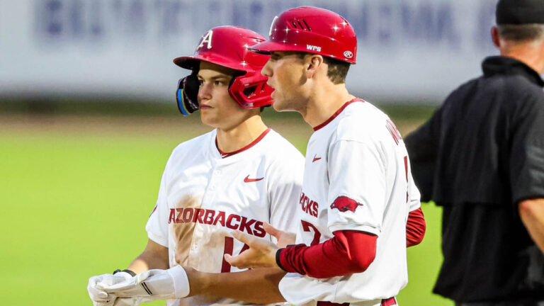 Aloy big producer in Razorbacks’ run-rule win over UAPB