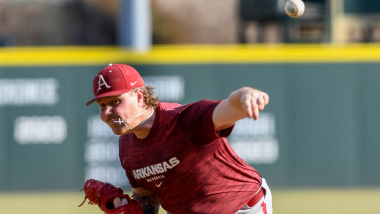Former Hogs’ pitcher James Teague has some advice for Mason Molina