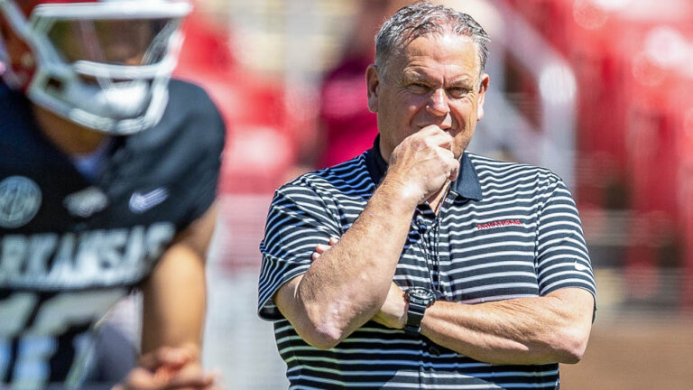 Hogs’ Sam Pittman previewing fall camp starting Wednesday