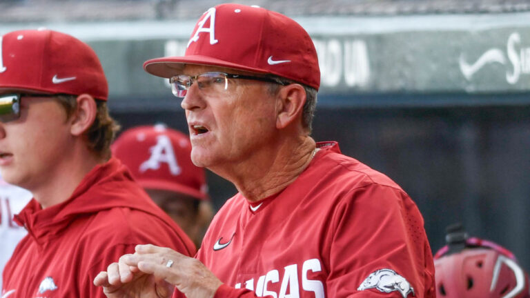 Razorbacks’ Dave Van Horn just trying to play well, ‘let chips fall’ on standings