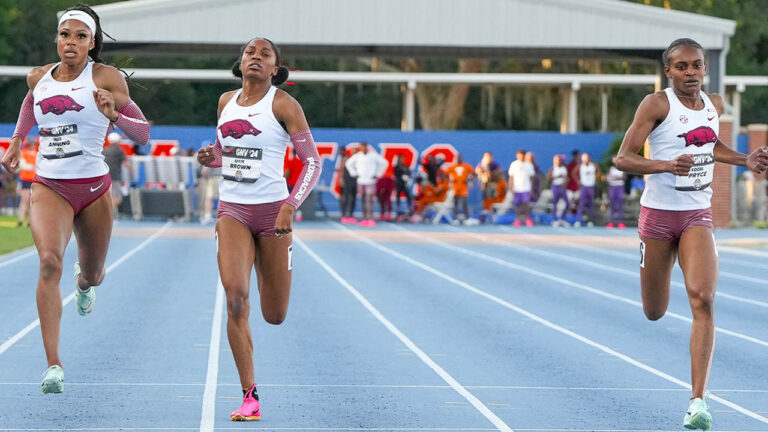 Razorbacks’ women’s coach on winning SEC, national outdoor titles