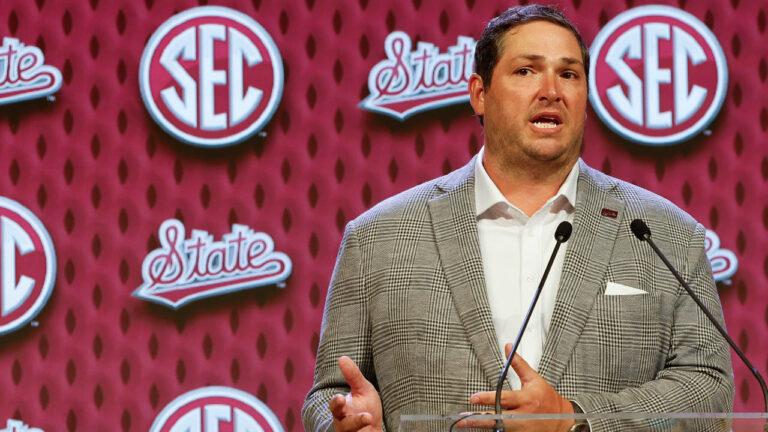 SECMD: Mississippi State coach Jeff Lebby on first SEC Media Days