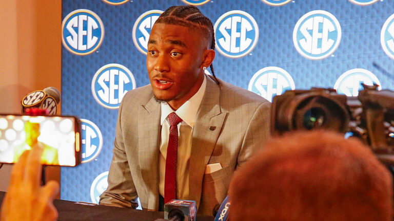 SECMD24: Even a self-evaluation of his brief time with Hogs for Taylen Green