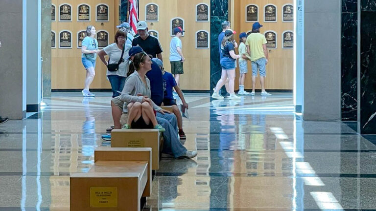 Josh Rawitch with Phil Elson at Baseball Hall of Fame, Museum