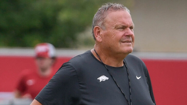 Hogs’ Sam Pittman recapping final scrimmage of camp
