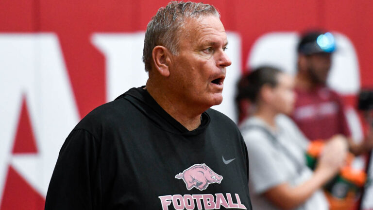 Razorbacks’ Sam Pittman recapping loss to Oklahoma State, previewing UAB
