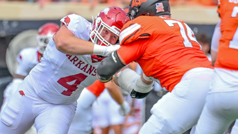 Voice of the Blazers David Crane previewing what Razorbacks will face