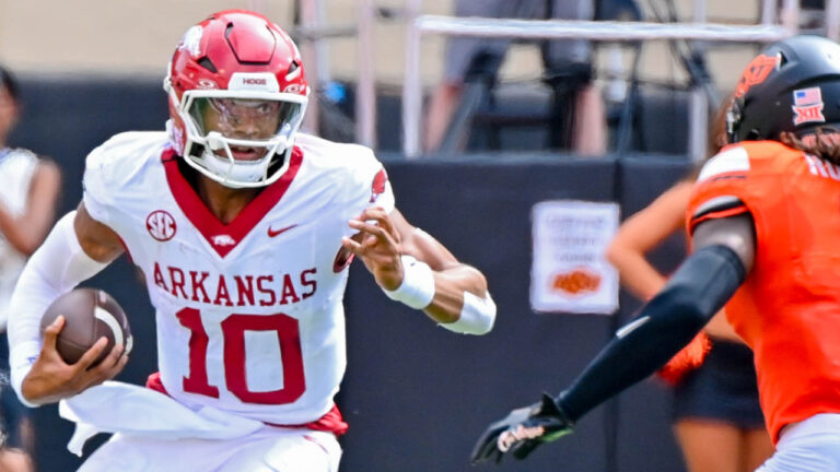 Razorbacks’ Taylen Green, Cam Ball on double OT loss to Oklahoma State