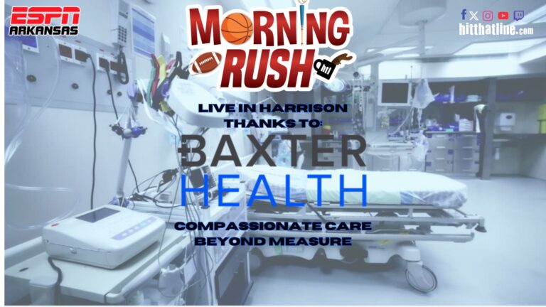 WATCH: The Morning Rush is LIVE in Harrison at the Baxter Health Fair!