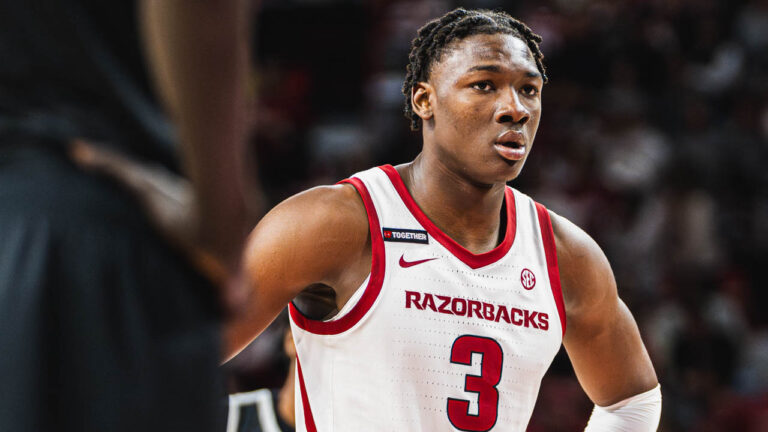 Lakers select Hogs’ Thiero in NBA Draft, betting on versatility
