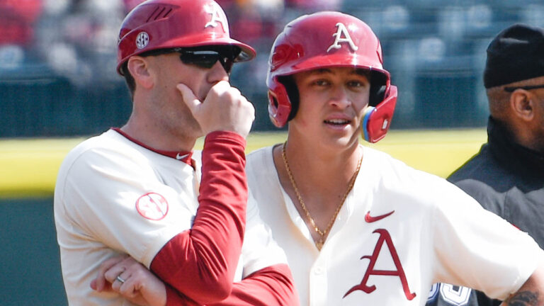 Razorbacks assistant coach Bobby Wernes on preseason practices