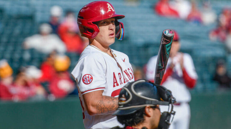 Razorbacks’ finish against ULM postponed until Wednesday for finish