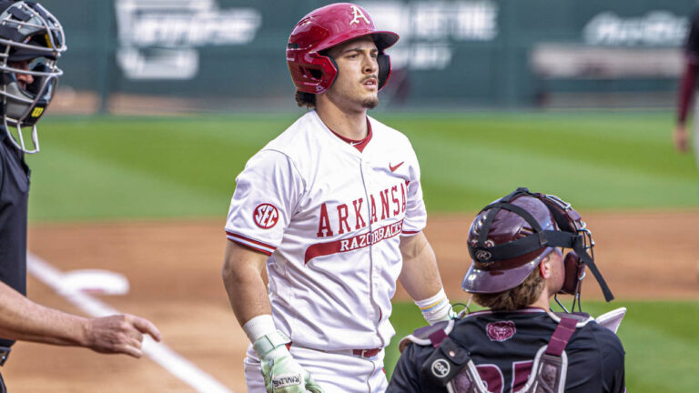 Undefeated midweek Hogs’ win streak crashes to end in extra innings