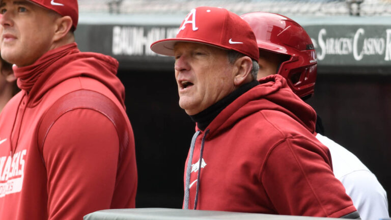 Razorbacks coach Dave Van horn after dropping first SEC series of year