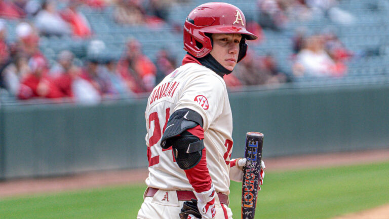 Razorbacks stomp Missouri twice on Sunday to finish series sweep