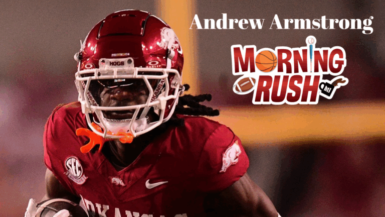 Former Arkansas WR Andrew Armstrong joins The Morning Rush!