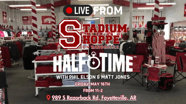 WATCH: Halftime is LIVE at The Stadium Shoppe on Razorback