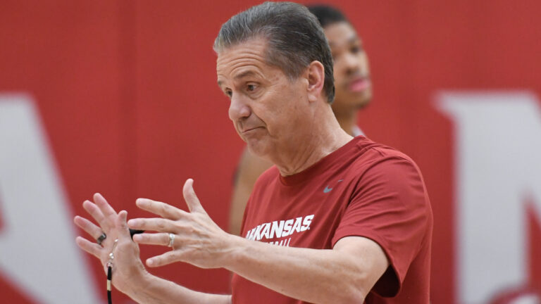 Razorbacks coach John Calipari’s press conference at SEC Basketball Media Day