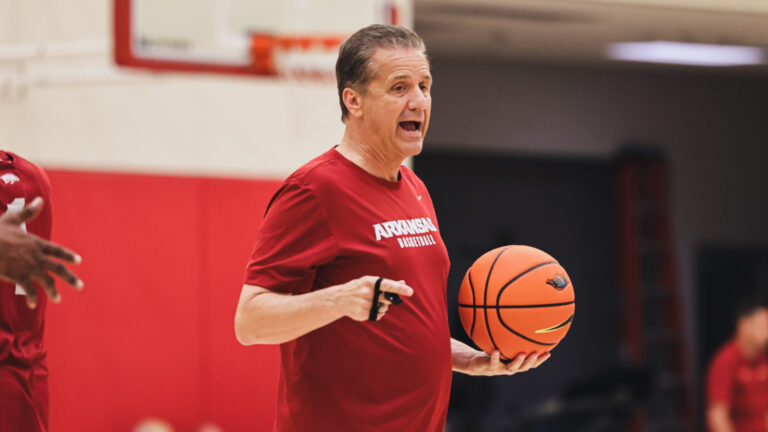 Razorbacks’ coach John Calipari on Acuff’s honors, preparing for tournament
