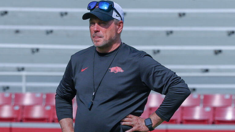 Razorbacks special teams coach Scott Fountain optimistic for new season