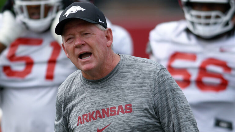 Razorbacks offensive coordinator Bobby Petrino on better offense this year