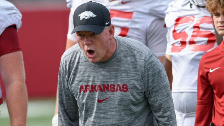 Alyssa Orange on Razorbacks at halfway point in preseason practices