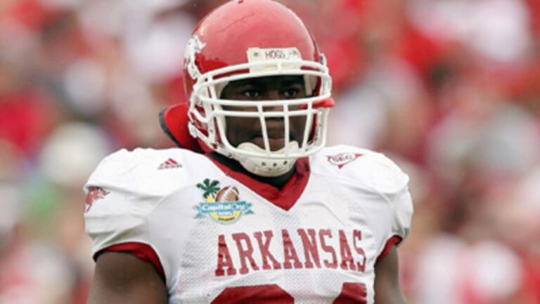 Former Razorbacks’ defender Sam Olajubutu on physical play