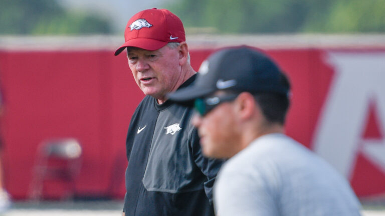 Grant Hall on Petrino’s chances for getting Razorbacks’ job on permanent basis