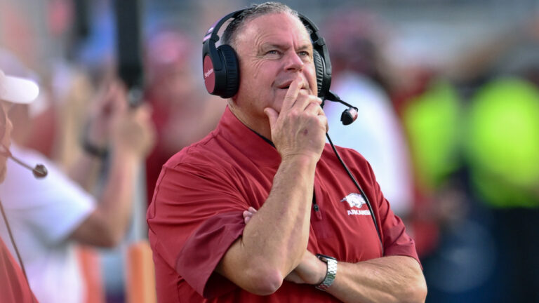 Razorbacks coach Sam Pittman with final update at SEC Teleconference