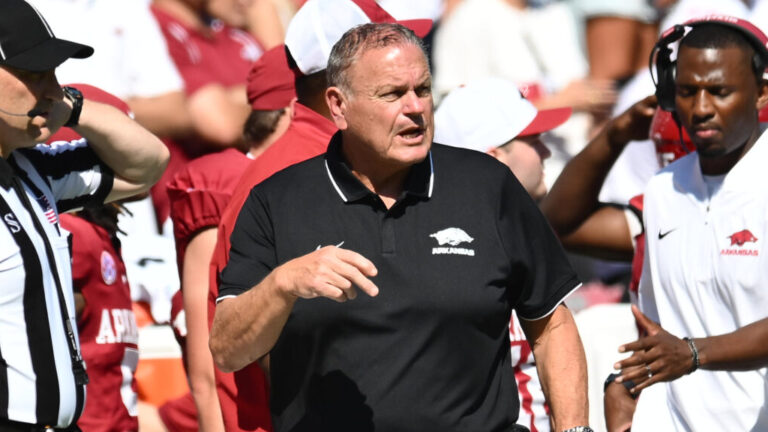Notre Dame routs Arkansas 56-13 in commanding road victory