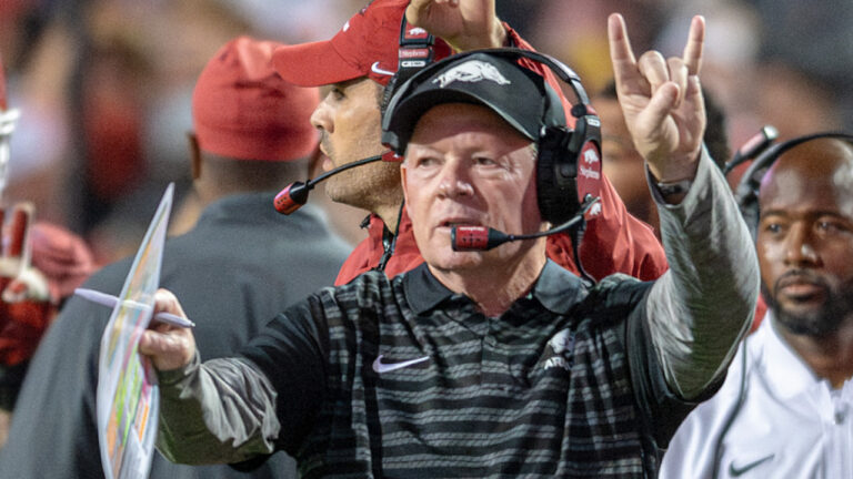 Razorbacks’ coach Bobby Petrino on off week before matchup with LSU