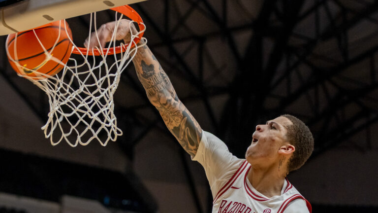 Brazile’s second half lifts Hogs past Texas Tech in comeback win