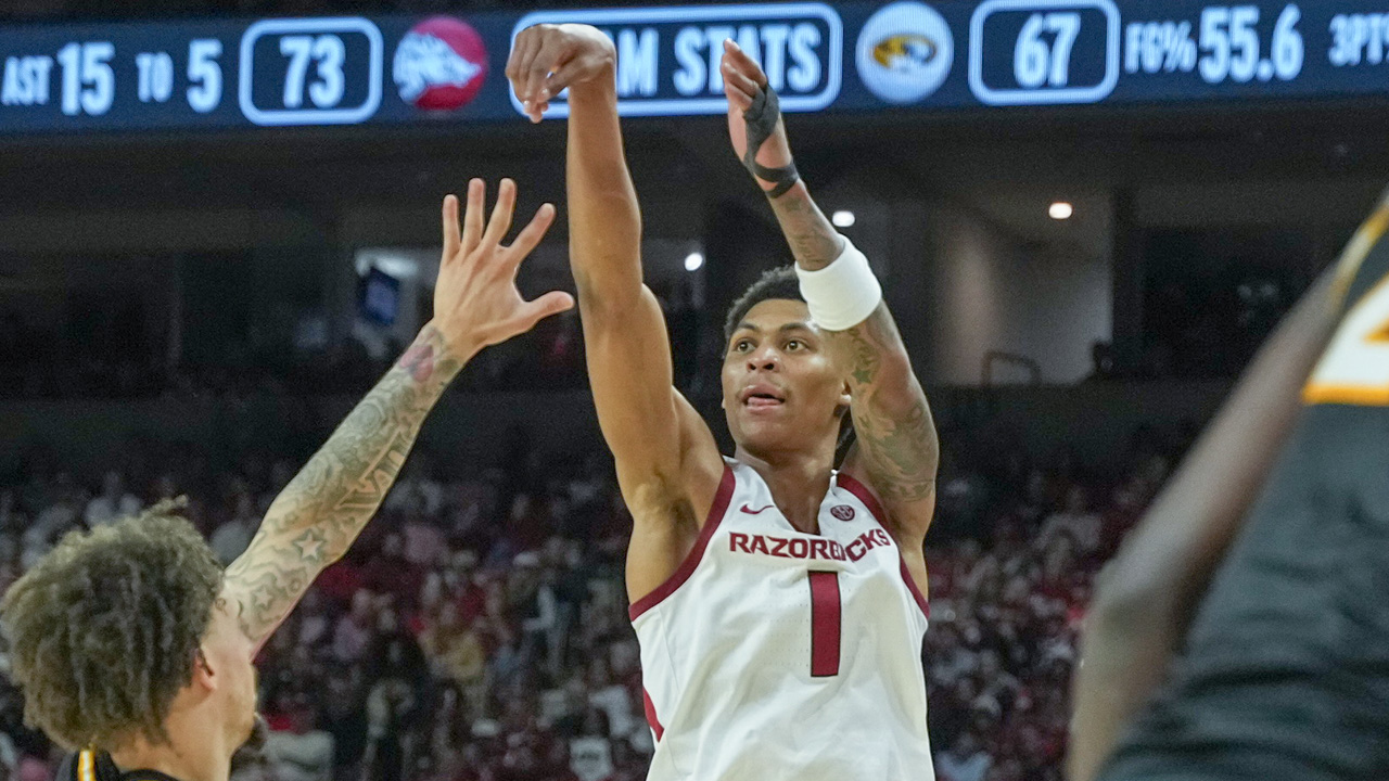 Richmond, Acuff fuel Razorbacks past Missouri in SEC