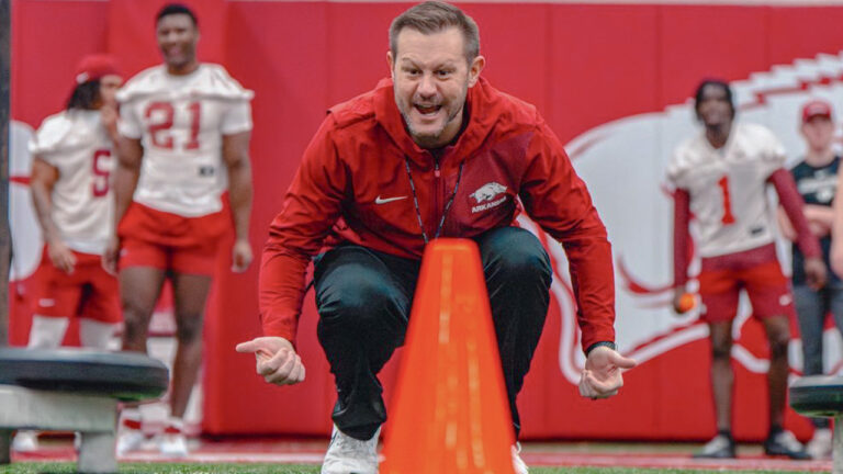 Razorbacks’ coach Ryan Silverfield previewing start of spring practice