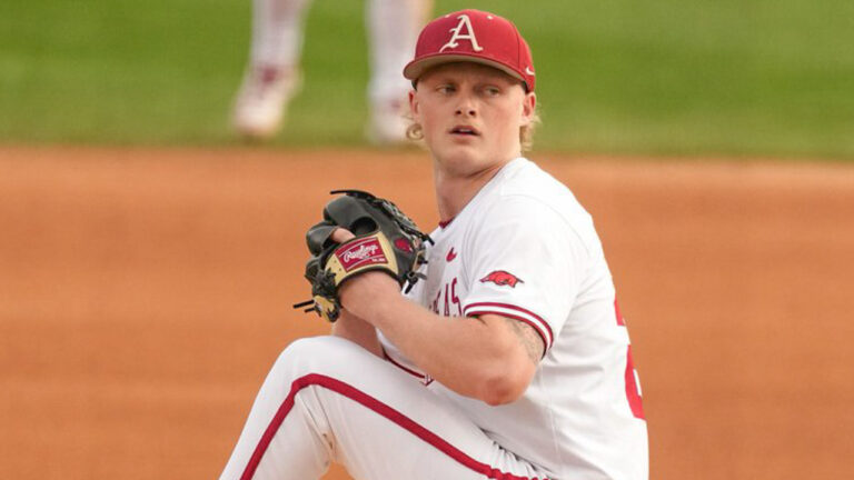 Razorbacks’ pitching coach Matt Hobbs on big day Wednesday, staff