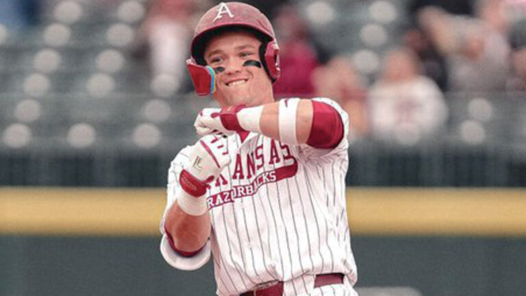 Razorbacks power past Stetson as Dietz strikes out 12 in 13-1 win