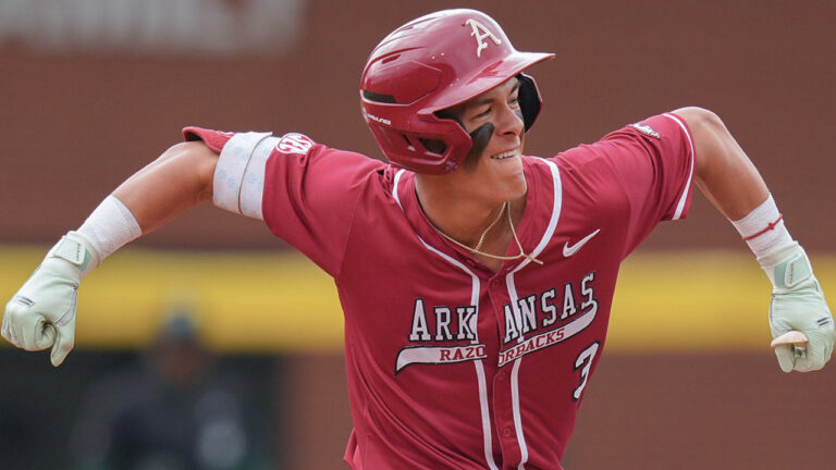 Rutenbar’s four-hit game not enough as Arkansas falls to Stetson