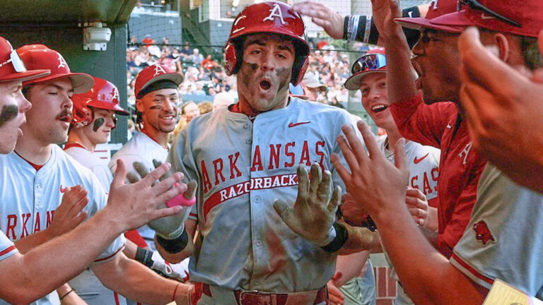 Auburn’s 7-run fifth inning sends struggling Razorbacks to fifth straight loss