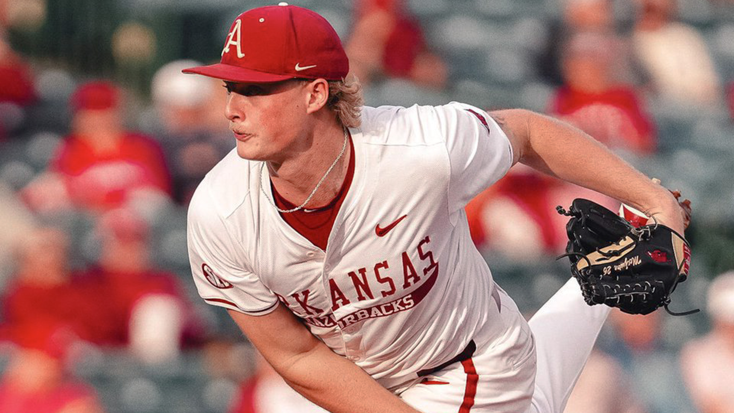 Razorbacks blank Little Rock behind big sixth inning at Baum-Walker